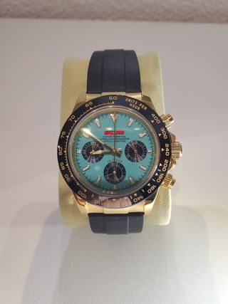 Reloj Seiko MOD Alcaraz Oro y Turquesa