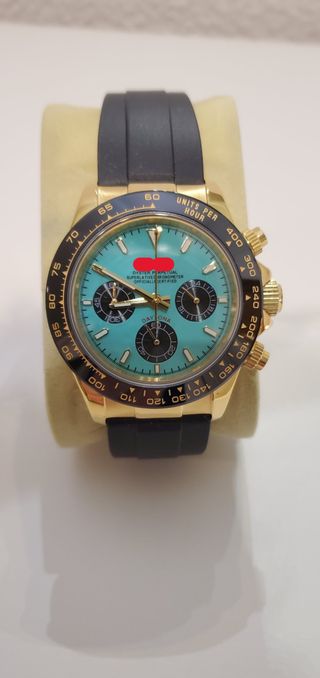 Reloj Seiko MOD Alcaraz Oro y Turquesa