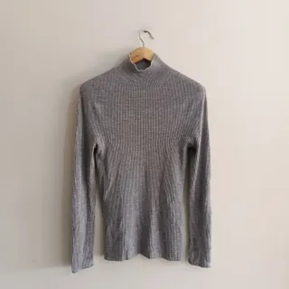 Jersey 100% Lana Premium XL Made in Japan Gris