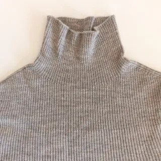 Jersey 100% Lana Premium XL Made in Japan Gris