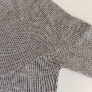 Jersey 100% Lana Premium XL Made in Japan Gris