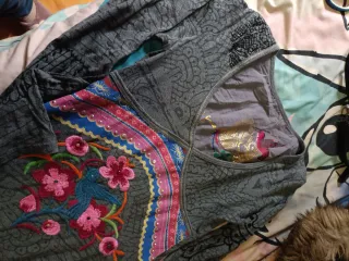 Vestido gris Desigual