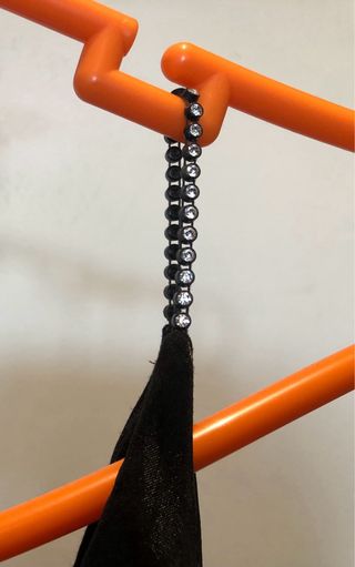 Vestido largo negro Cortefiel