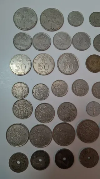 Lote monedas españolas