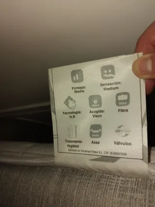 Colchón individual 90cm