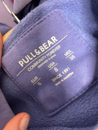 Sudadera Pull&Bear Morada