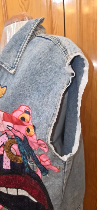 Chaleco Vintage Pantera Rosa