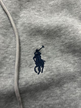 Felpa Ralph Lauren con cappuccio grigia