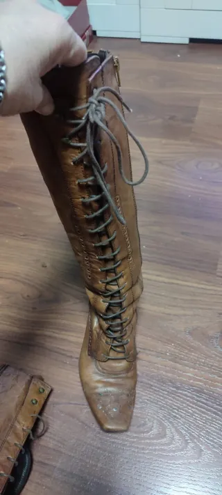 Botas Hispanitas Piel Talla 37