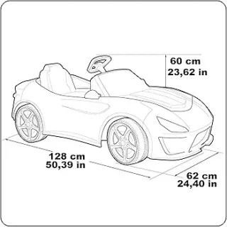 Coche Infantil a Batería y Pedales Feber My Hybrid Car 2x1 12V