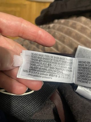 Pantalón polipiel marrón flare