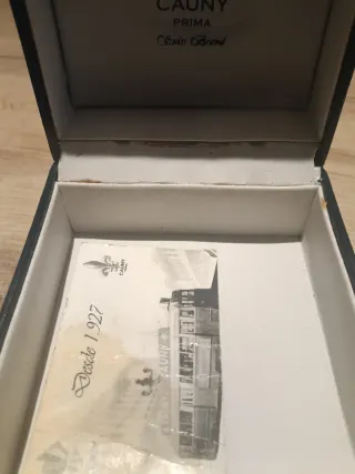 Reloj CAUNY PRIMA Hombre Cronógrafo Azul Plata