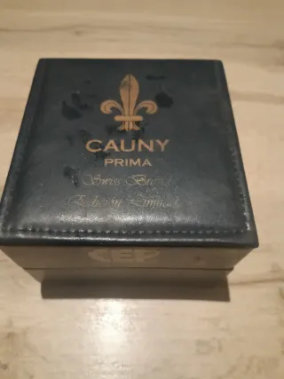 Reloj CAUNY PRIMA Hombre Cronógrafo Azul Plata