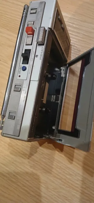 Walkman Vintage Gris/Plateado