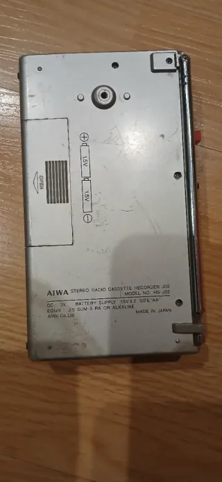 Walkman Vintage Gris/Plateado