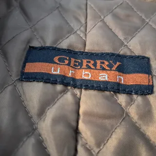 Chaqueta de piel vintage marrón