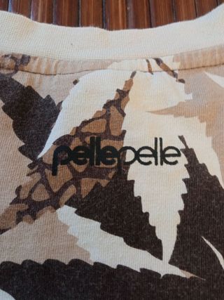 Camiseta Pelle Pelle Talla L - Estampado Hojas