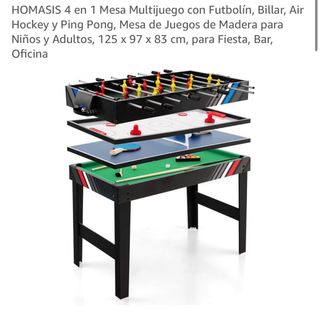 Mesa Multijuego 4 en 1