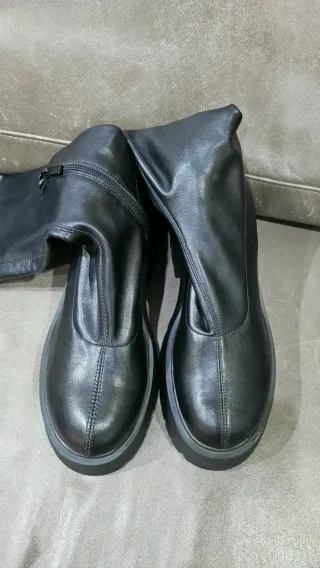 Botas altas negras mujer