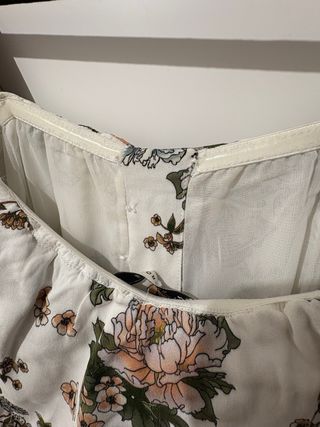 Vestido Uterqüe floral midi viscosa