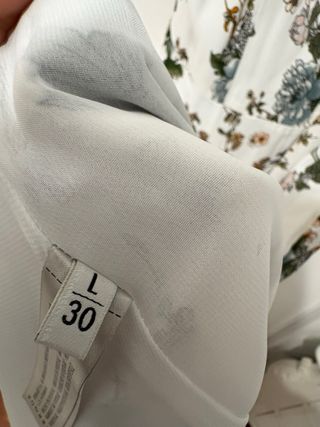 Vestido Uterqüe floral midi viscosa