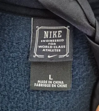 Chaqueta Nike Azul con Cremallera