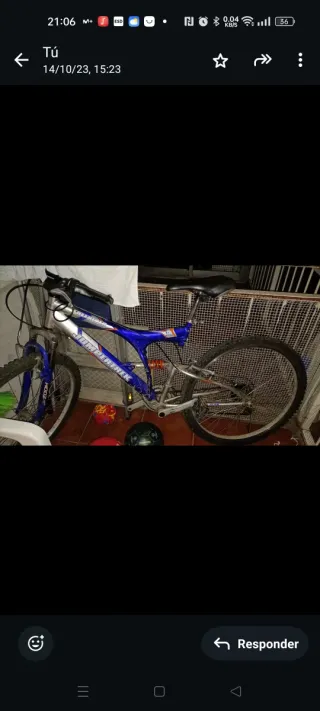 Bicicleta Montaña Jumpertrek Azul