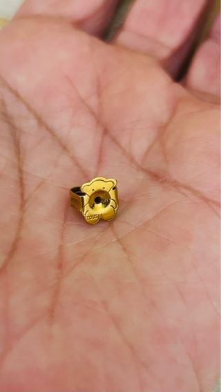 Pendientes Tous Oso Negro y Dorado