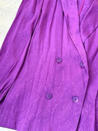 Blazer morado jacquard