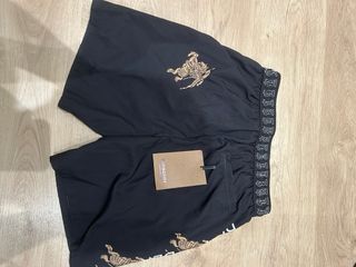 Bañador Burberry Negro con Logo