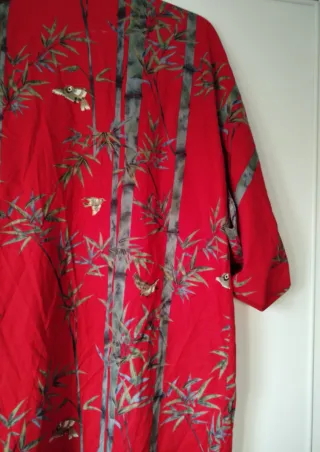 Kimono japonés auténtico. Algodón 100%