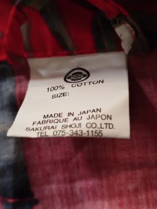 Kimono japonés auténtico. Algodón 100%