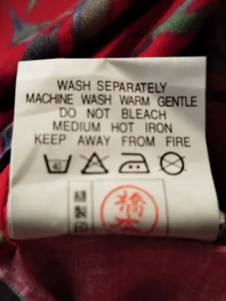 Kimono japonés auténtico. Algodón 100%