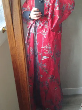 Kimono japonés auténtico. Algodón 100%