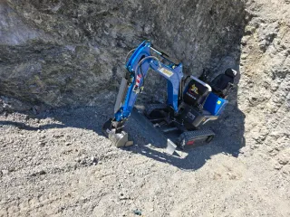 Miniexcavadora retroexcavadora