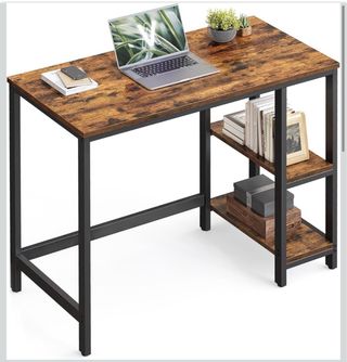 Escritorio estilo industrial madera y hierro