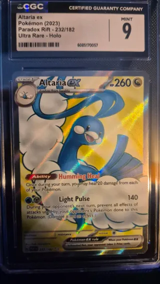 Altaria ex CGC 9 232/182 Inglés 2023 Pokémon