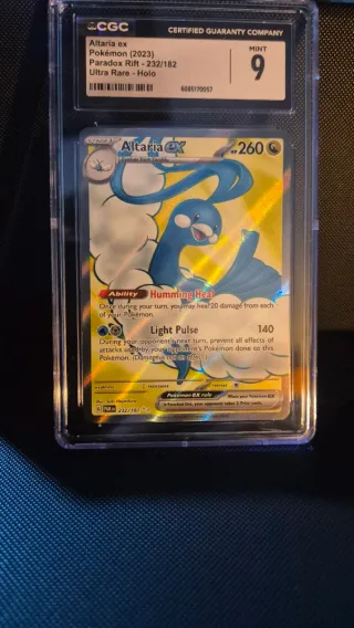 Altaria ex CGC 9 232/182 Inglés 2023 Pokémon