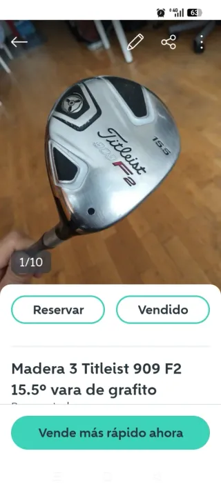 Bolsa de Golf Titleist Negra y Blanca y palos