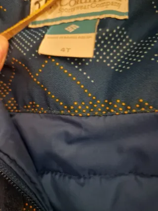 Mono de esquí para niño Columbia azul