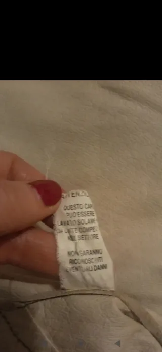 Giacca in daino beige