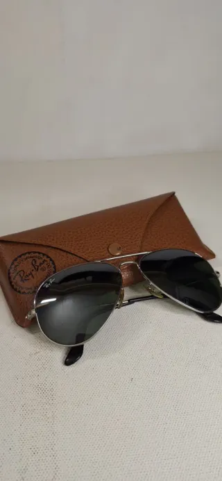 Gafas de sol Ray-Ban Aviator Plata/Negro