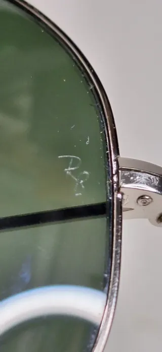 Gafas de sol Ray-Ban Aviator Plata/Negro