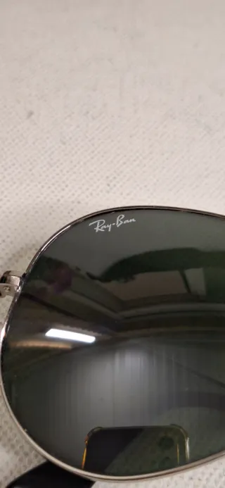 Gafas de sol Ray-Ban Aviator Plata/Negro