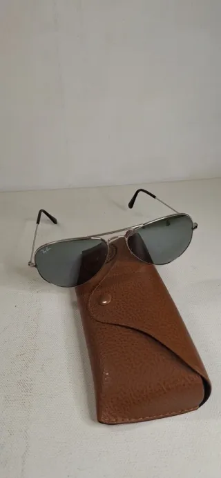 Gafas de sol Ray-Ban Aviator Plata/Negro