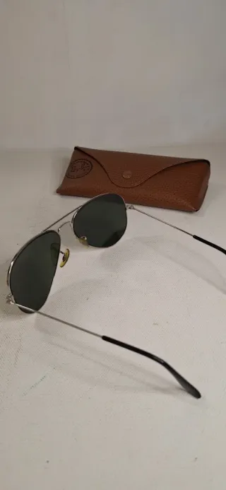 Gafas de sol Ray-Ban Aviator Plata/Negro