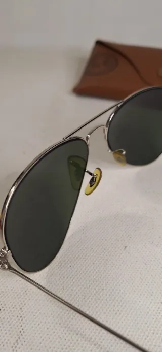 Gafas de sol Ray-Ban Aviator Plata/Negro