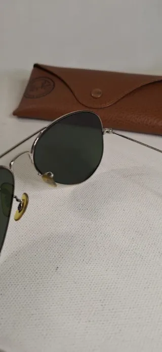 Gafas de sol Ray-Ban Aviator Plata/Negro