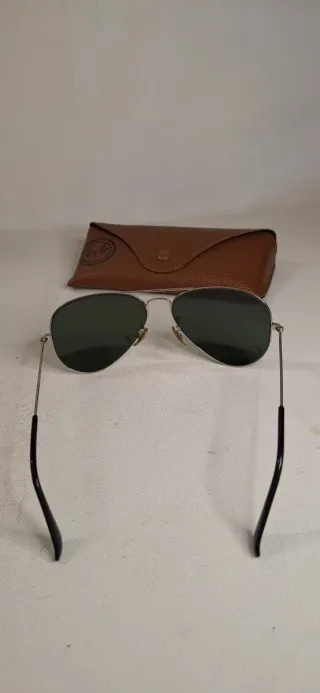 Gafas de sol Ray-Ban Aviator Plata/Negro