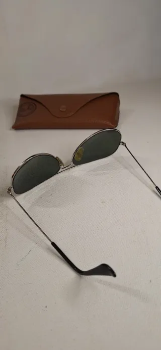 Gafas de sol Ray-Ban Aviator Plata/Negro